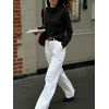 image:imageANRABESS Womens Cowl Neck Long Sleeve Fall Light SweaterBlack
