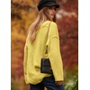 image:imageANRABESS Womens Fall Fashion Oversized Scoop V Neck Batwing Sleeve SweaterYellow