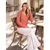 image:imageANRABESS Womens Fall V Neck Sweater 2026 Fall OutfitsOrange