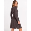 image:imageANRABESS Womens Long Sleeve Fall Short Sweater DressChocolate Brown