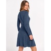 image:imageANRABESS Womens Long Sleeve Fall Short Sweater DressDark Blue