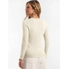 image:imageANRABESS Womens Long Sleeve Lightweight Slim Fitted Sweaters TopCream White