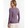 image:imageANRABESS Womens Long Sleeve Lightweight Slim Fitted Sweaters TopGrey Purple