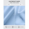 image:imageANRABESS Womens Long Sleeve Thermal Shirts Mock Neck TopsLight Blue