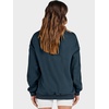 image:imageANRABESS Womens Mock Neck Sweatshirt Oversized PulloverDark Navy Blue