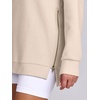 image:imageANRABESS Womens Oversized Crewneck Tunic SweatshirtLight Almond