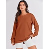 image:imageANRABESS Womens Oversized Crewneck Tunic SweatshirtRust
