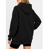 image:imageANRABESS Womens Oversized Hoodies V Neck Henley SweatshirtsBlack