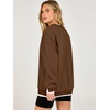 image:imageANRABESS Womens Oversized Sweatshirts Crew Neck Fall Pullover TopsCoffee
