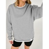image:imageANRABESS Womens Oversized Sweatshirts Crew Neck Fall Pullover TopsGrey