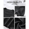 image:imageANRABESS Womens Short Sleeve Sweaters Wool BlendBlack