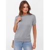 image:imageANRABESS Womens Short Sleeve Sweaters Wool BlendGrey