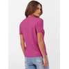 image:imageANRABESS Womens Short Sleeve Sweaters Wool BlendHot Pink