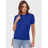 image:imageANRABESS Womens Short Sleeve Sweaters Wool BlendRoyal Blue