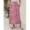 image:imageANRABESS Womens Summer Boho Flowy Maxi SkirtsFloral Pink