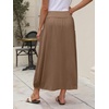 image:imageANRABESS Womens Summer Boho Flowy Maxi SkirtsKhaki