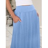 image:imageANRABESS Womens Summer Boho Flowy Maxi SkirtsLight Blue