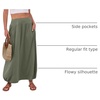 image:imageANRABESS Womens Summer Boho Flowy Maxi SkirtsOlive Green