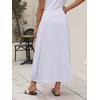 image:imageANRABESS Womens Summer Boho Flowy Maxi SkirtsWhite