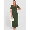 image:imageANRABESS Womens Summer Maxi Dresses Wrinkle Free with PocketsArmy Green