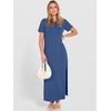 image:imageANRABESS Womens Summer Maxi Dresses Wrinkle Free with PocketsDeep Blue