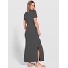 image:imageANRABESS Womens Summer Maxi Dresses Wrinkle Free with PocketsDeep Grey