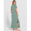 image:imageANRABESS Womens Summer Maxi Dresses Wrinkle Free with PocketsLight Green