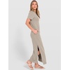 image:imageANRABESS Womens Summer Maxi Dresses Wrinkle Free with PocketsLight Khaki