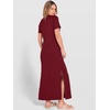image:imageANRABESS Womens Summer Maxi Dresses Wrinkle Free with PocketsWine Red