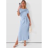 image:imageANRABESS Womens Summer WrinkleFree Maxi DressLight Blue