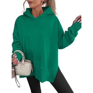 image:imageANRABESS Hoodies for Women Oversized Thumb Hole SweatshirtsGreen
