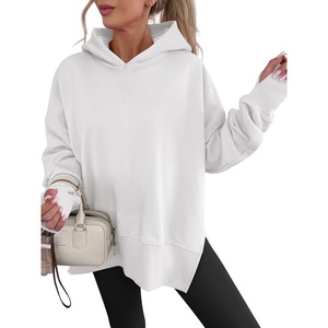 image:imageANRABESS Hoodies for Women Oversized Thumb Hole SweatshirtsWhite