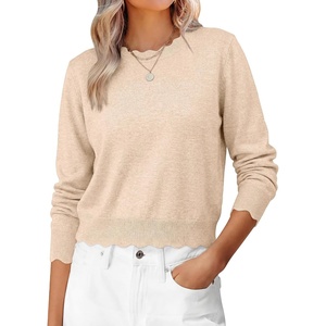 image:imageANRABESS Sweaters for Women Fall Long Sleeve LightweightAlmond