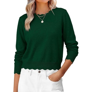 image:imageANRABESS Sweaters for Women Fall Long Sleeve LightweightForest Green
