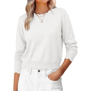 image:imageANRABESS Sweaters for Women Fall Long Sleeve LightweightWhite