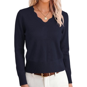 image:imageANRABESS Sweaters for Women Lightweight Fall CroppedNavy Blue