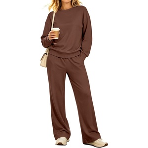 image:imageANRABESS Two Piece Sets for Women Fleece Lounge Fall Outfits SweatsuitsCaramel
