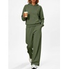 image:imageANRABESS 2 Piece Sets for Women Sweatsuits Fleece Lined 2026 Fall OutfitsArmy Green