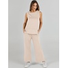 image:imageANRABESS 2 Piece Sets for Women Travel Airport OutfitsBeige