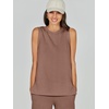 image:imageANRABESS 2 Piece Sets for Women Travel Airport OutfitsBrown