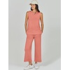 image:imageANRABESS 2 Piece Sets for Women Travel Airport OutfitsCoral