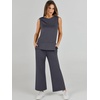 image:imageANRABESS 2 Piece Sets for Women Travel Airport OutfitsDark Grey