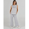 image:imageANRABESS 2 Piece Sets for Women Travel Airport OutfitsLight Grey
