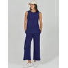 image:imageANRABESS 2 Piece Sets for Women Travel Airport OutfitsNavy