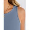 image:imageANRABESS Bodysuits for Women Summer Sleeveless Bodysuit Slim Fit Tank TopsHaze Blue