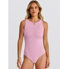 image:imageANRABESS Bodysuits for Women Summer Sleeveless Bodysuit Slim Fit Tank TopsPink
