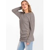 image:imageANRABESS Long Sleeve Shirts For Women Ribbed Fall Tunic TopCool Ash Brown