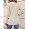 image:imageANRABESS Long Sleeve Shirts For Women Ribbed Fall Tunic TopLight Khaki