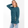 image:imageANRABESS Long Sleeve Shirts For Women Ribbed Fall Tunic TopTeal