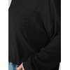 image:imageANRABESS Long Sleeve T Shirts for Women Oversized TopsBlack